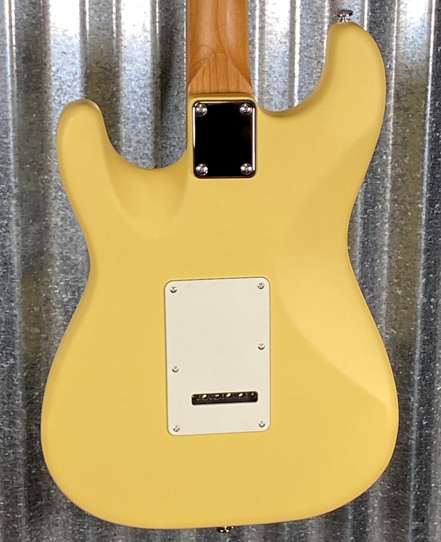 Musi Capricorn Classic HSS Stratocaster Matte Yellow Guitar #5010 Used