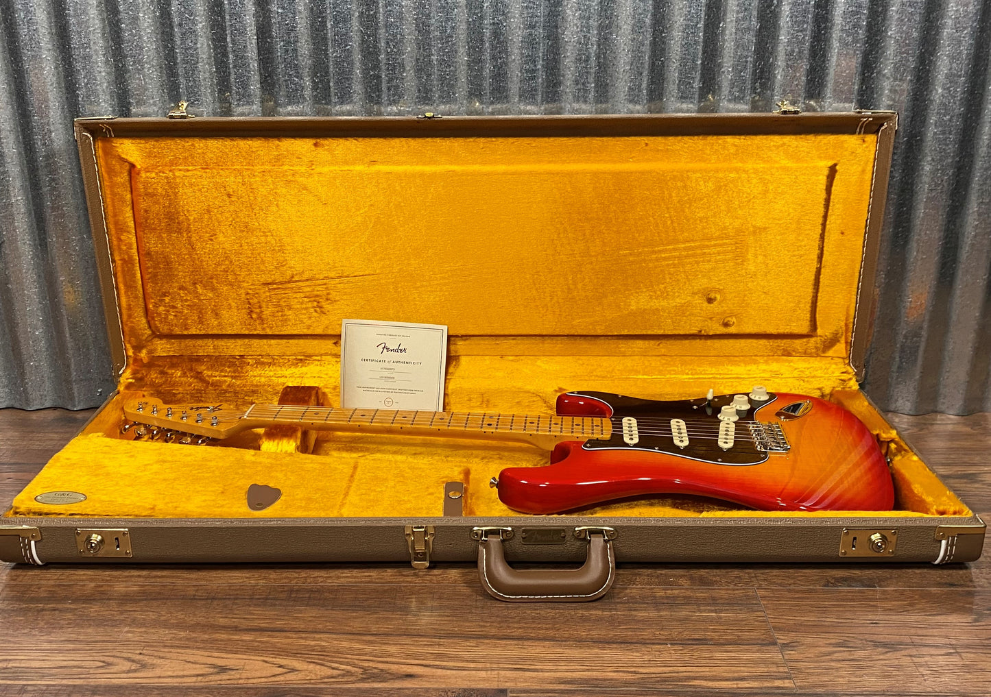 Fender Limited Editon Rarities Flame Ash Top Birdseye Fingerboard Stratocaster Plasma Red Burst Guitar & Case # 6509 Used