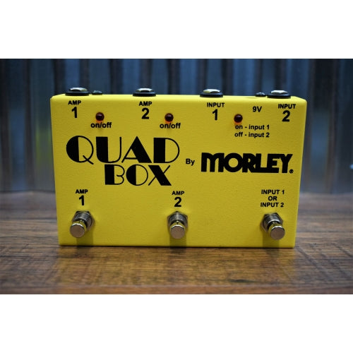 Morley Quad Box Amp or Guitar Selector Combiner Switcher Effect Pedal
