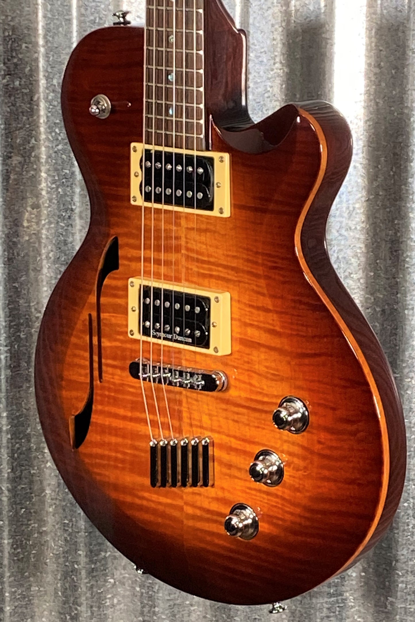 Yamaha AES620HB Semi Hollow Old Violin Sunburst Guitar #0385 Used