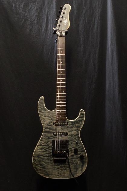 Michael Kelly 1964 Guitar Quilt Top Hint Black Floyd Rose Tremolo Blemish #1052