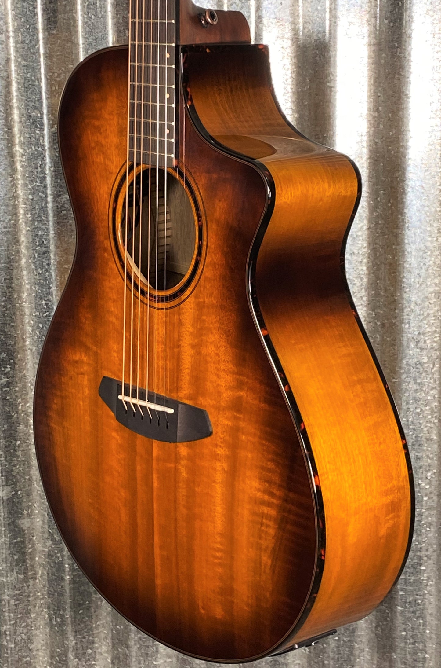 Breedlove Pursuit Exotic S Concert Tiger's Eye CE Myrtlewood Acoustic Electric Guitar PSCN42CEMYMY #2617