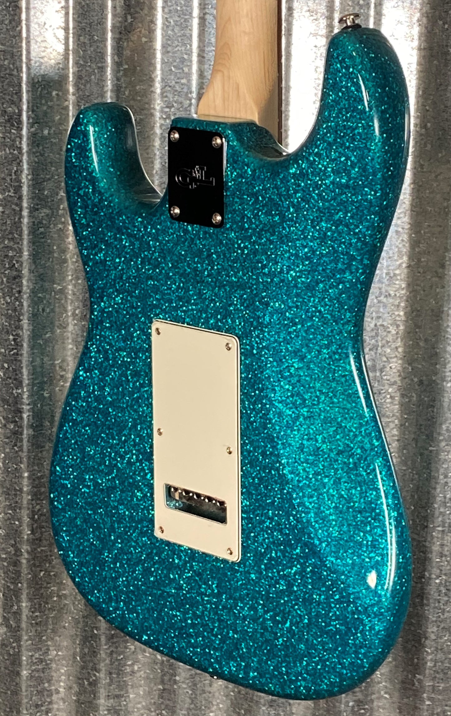G&L USA Comanche Turquoise Metal Flake Guitar & Case #7175