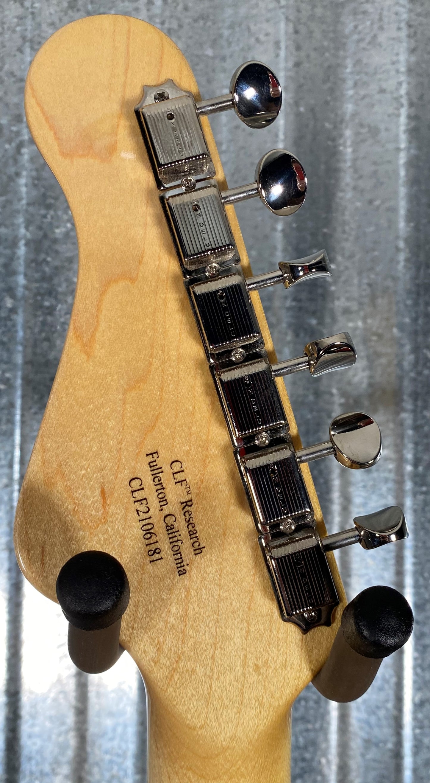 G&L USA CLF Espada Clear Orange Guitar & Case Demo #6181