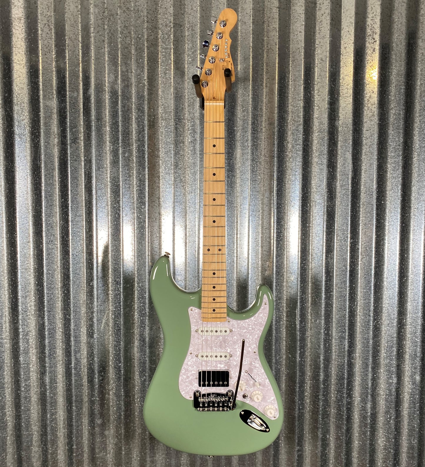 G&L USA 2022 Fullerton Deluxe Legacy HB Matcha Green Guitar & Bag #8084 Used