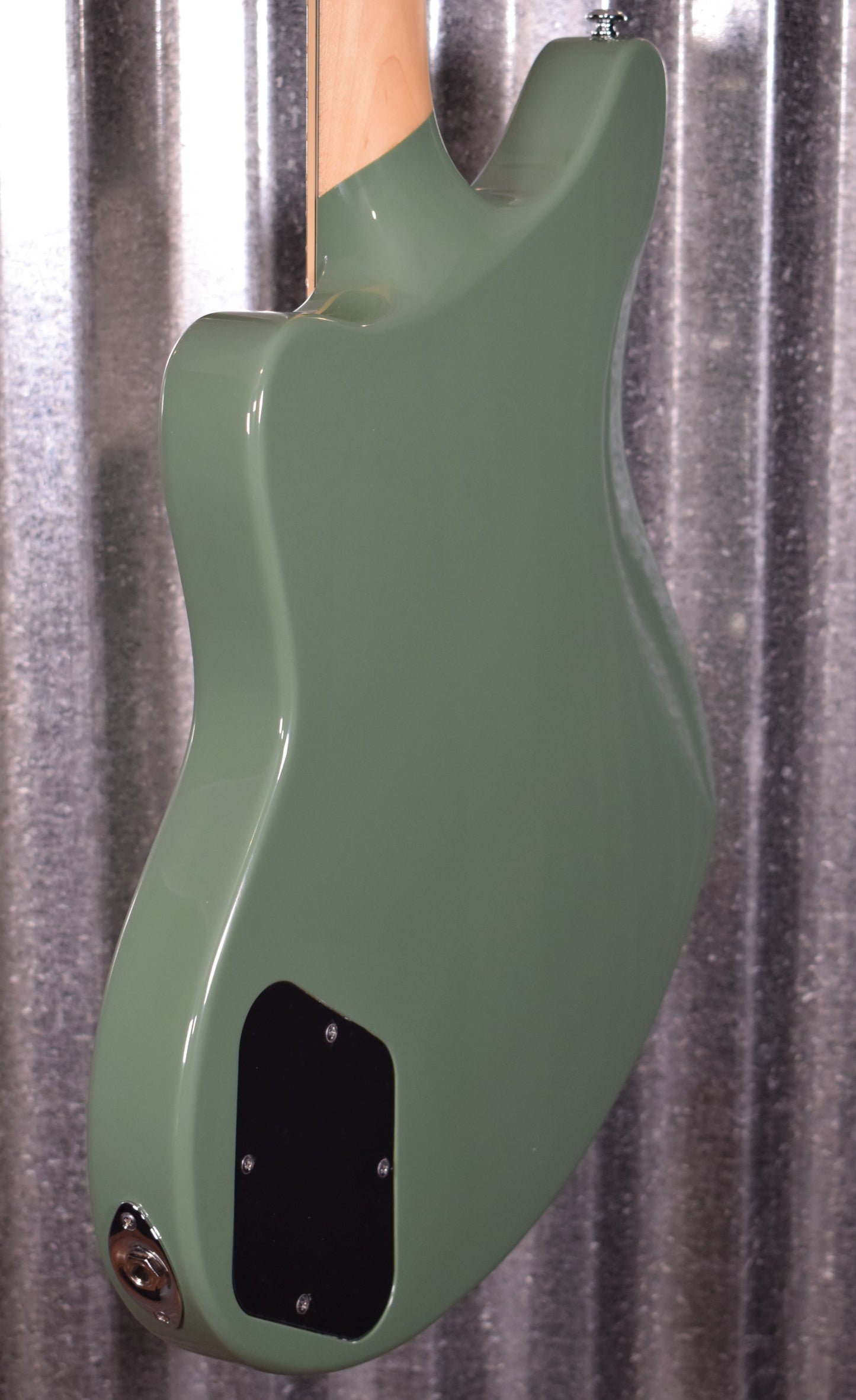 D'Angelico Premier Bedford Offset Stop Bar Army Green Guitar & Bag #2374