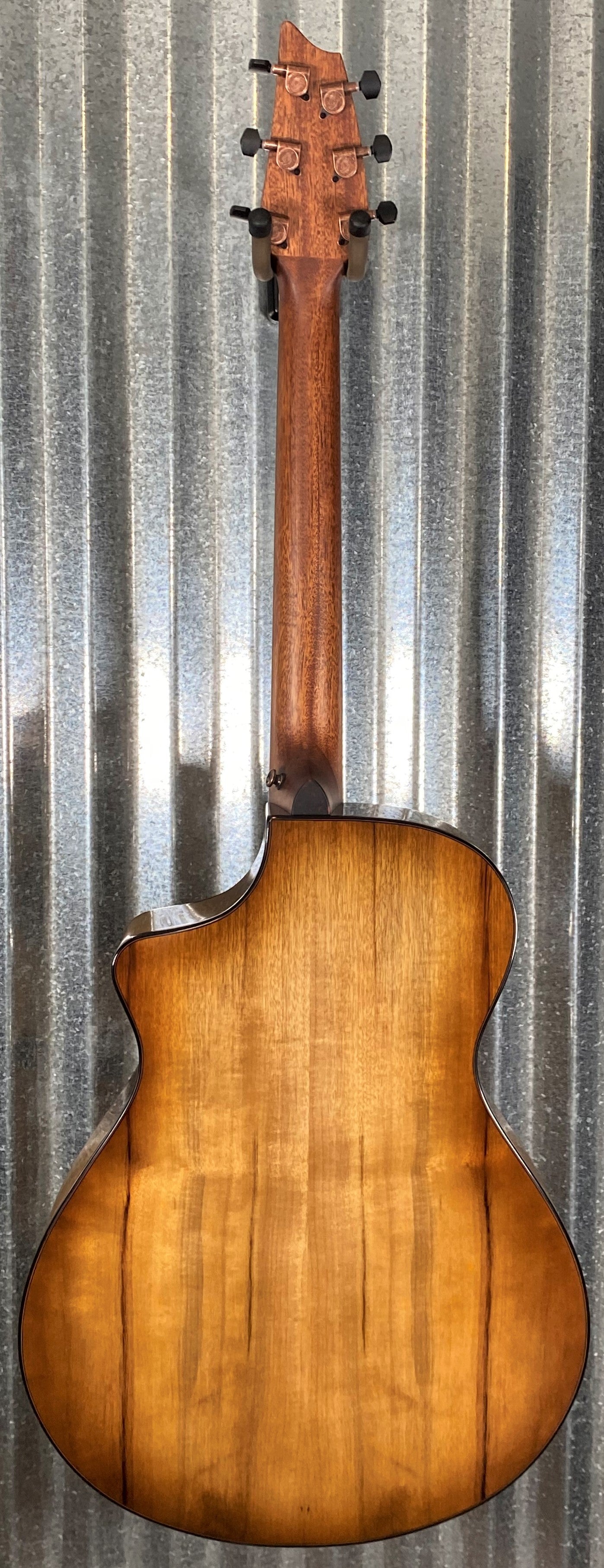 Breedlove Pursuit Exotic S Concert Amber CE Myrtlewood Acoustic Electric Guitar PSCN49CEMYMY #4744