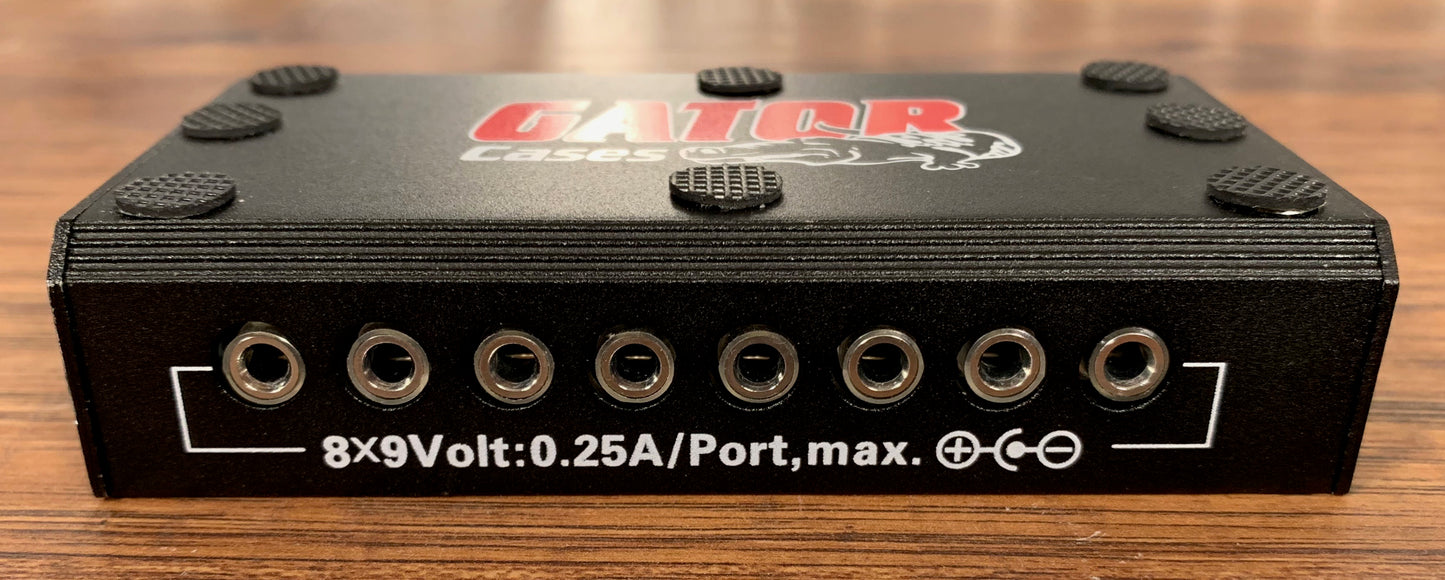 Gator G-Bus 8 9 Volt Guitar Effect Pedal Power Supply & Cables GBUS Used