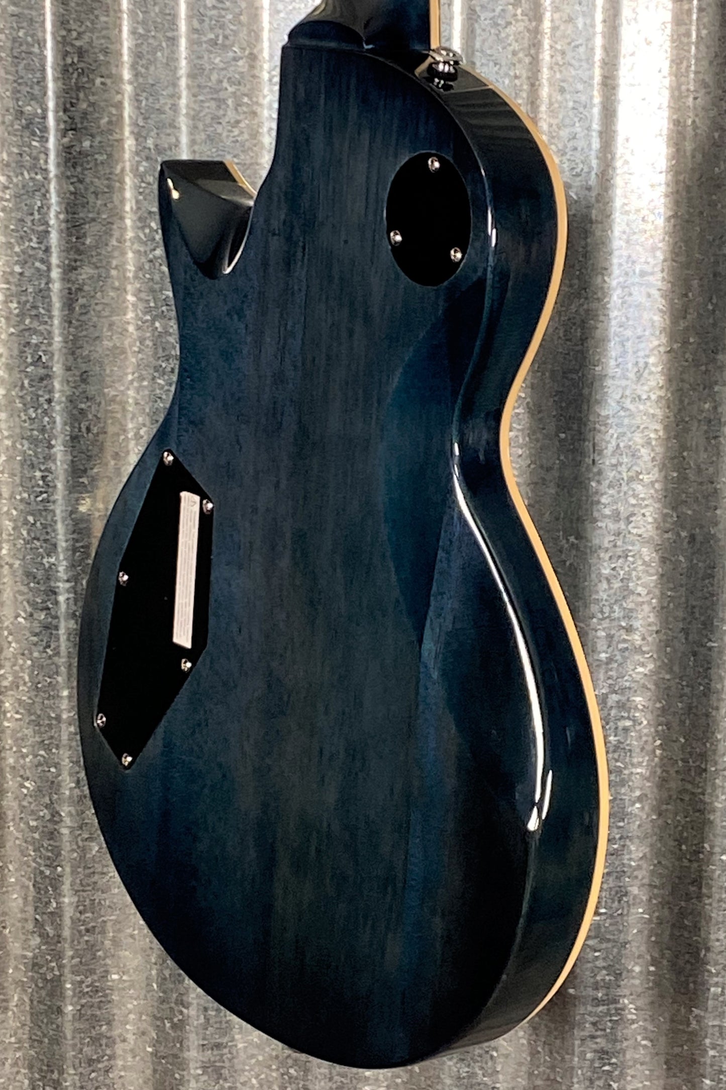 ESP LTD EC-256FM Eclipse See Thru Cobalt Blue Guitar & Bag LEC256CB #0407 Used