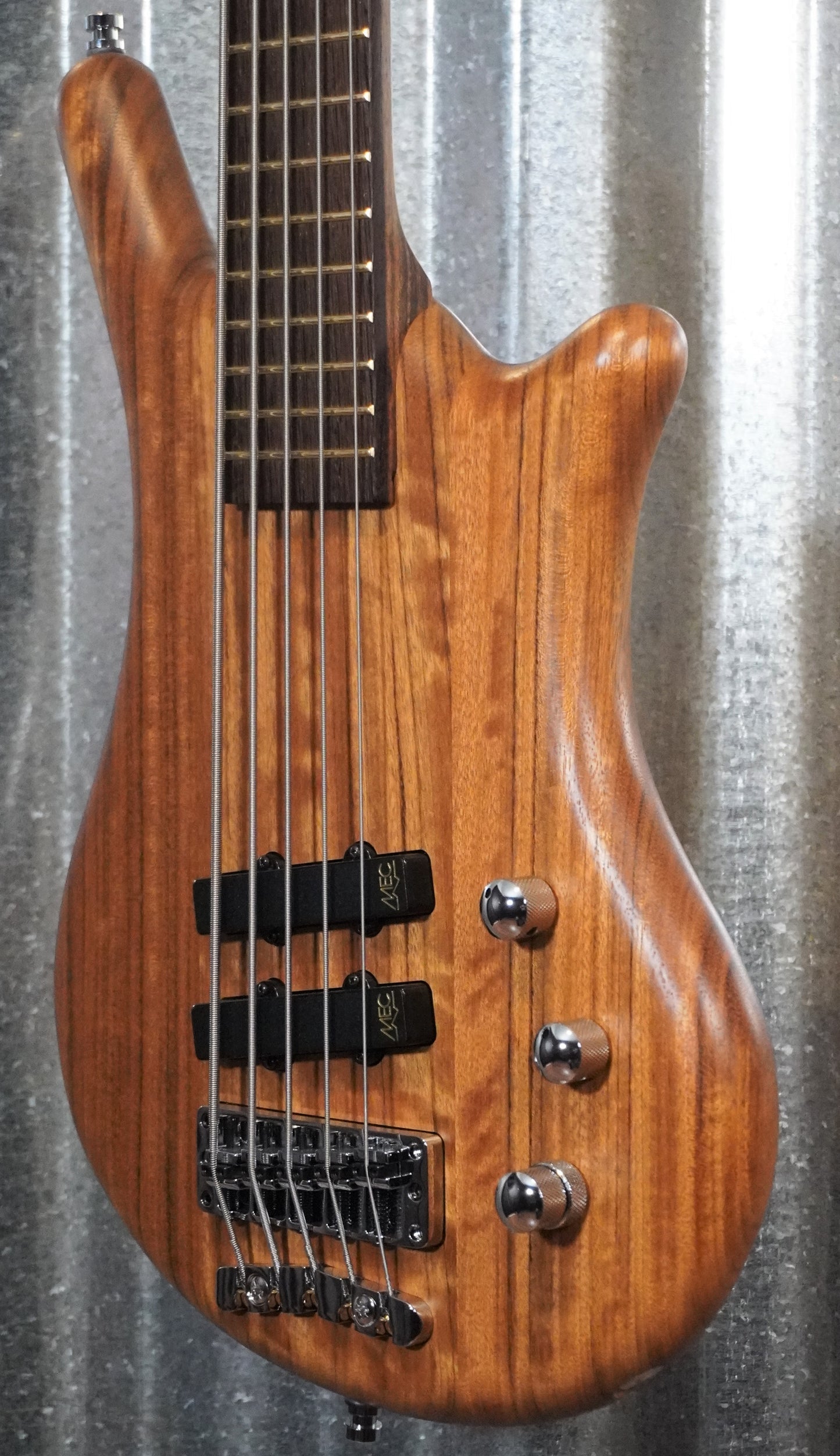 Warwick German Pro Series Thumb Bolt-On 5 String Natural Bass & Gig Bag #4722