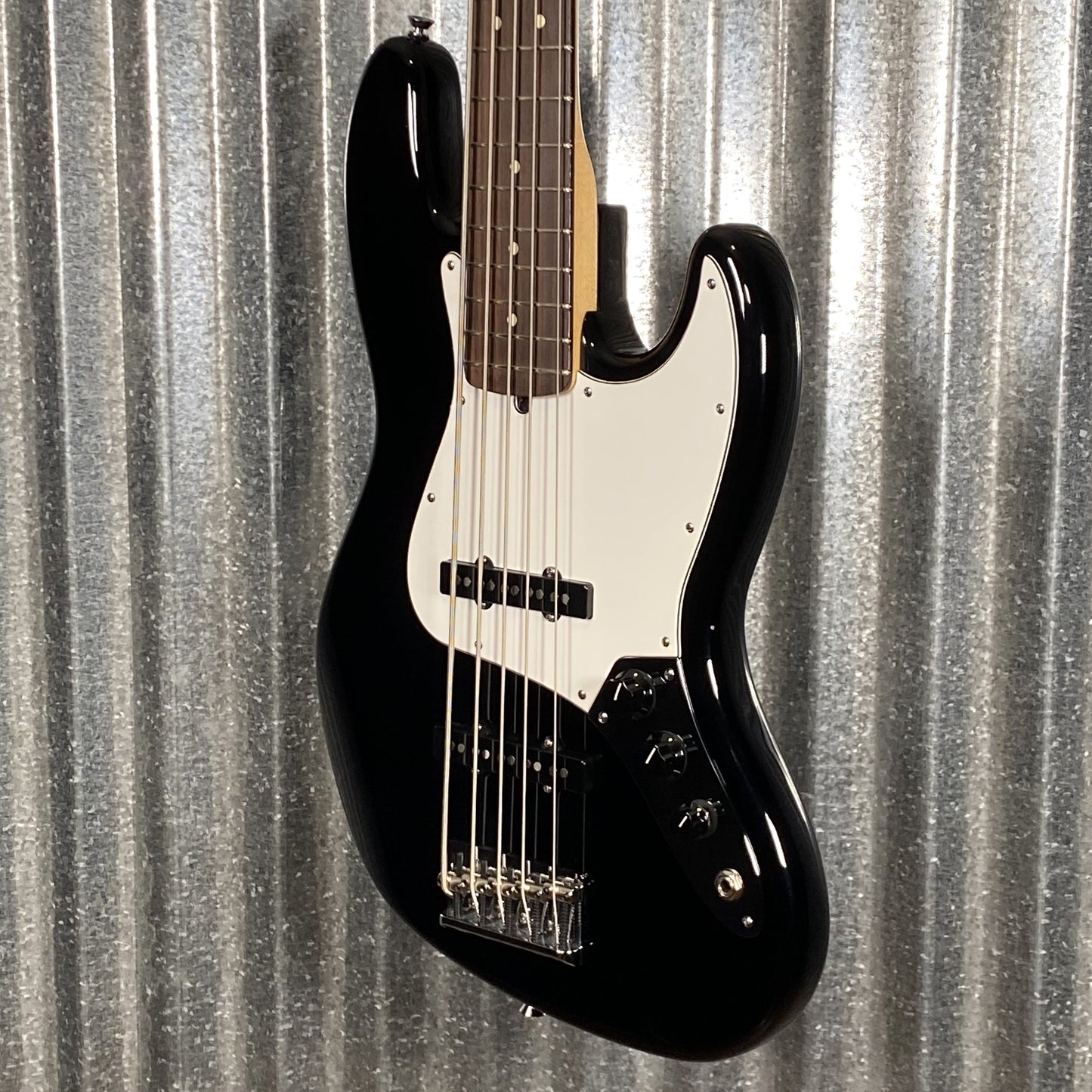 Fender American Standard 5 String Jazz Bass with Precision Neck Black & Bag 2012 #3051 Used