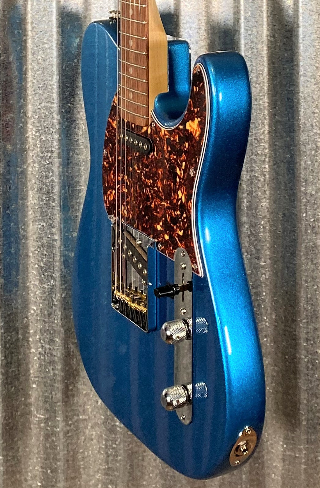 G&L USA Fullerton Deluxe ASAT Classic Lake Placid Blue Guitar & Bag #0092