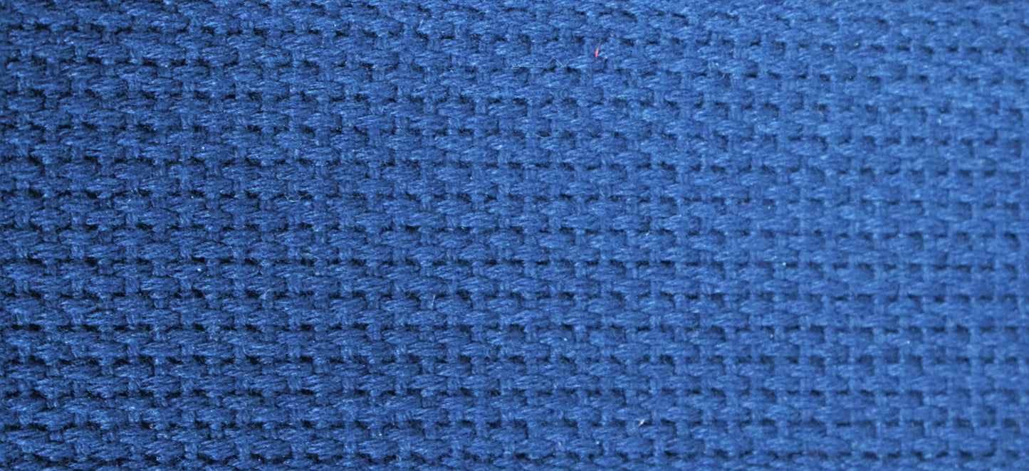 LOCK-IT Straps Cotton Series 2" Navy Blue Cotton Guitar Bass Strap 051 C2-NVY BLU