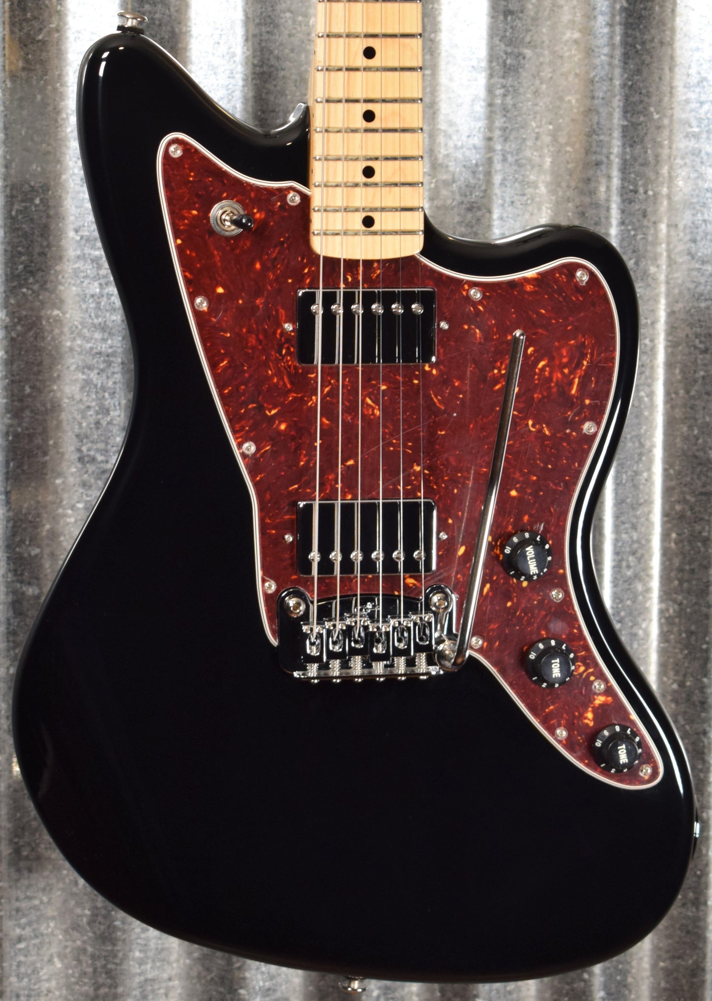 G&L USA Fullerton Deluxe Doheny HH Jet Black Guitar & Case #6170