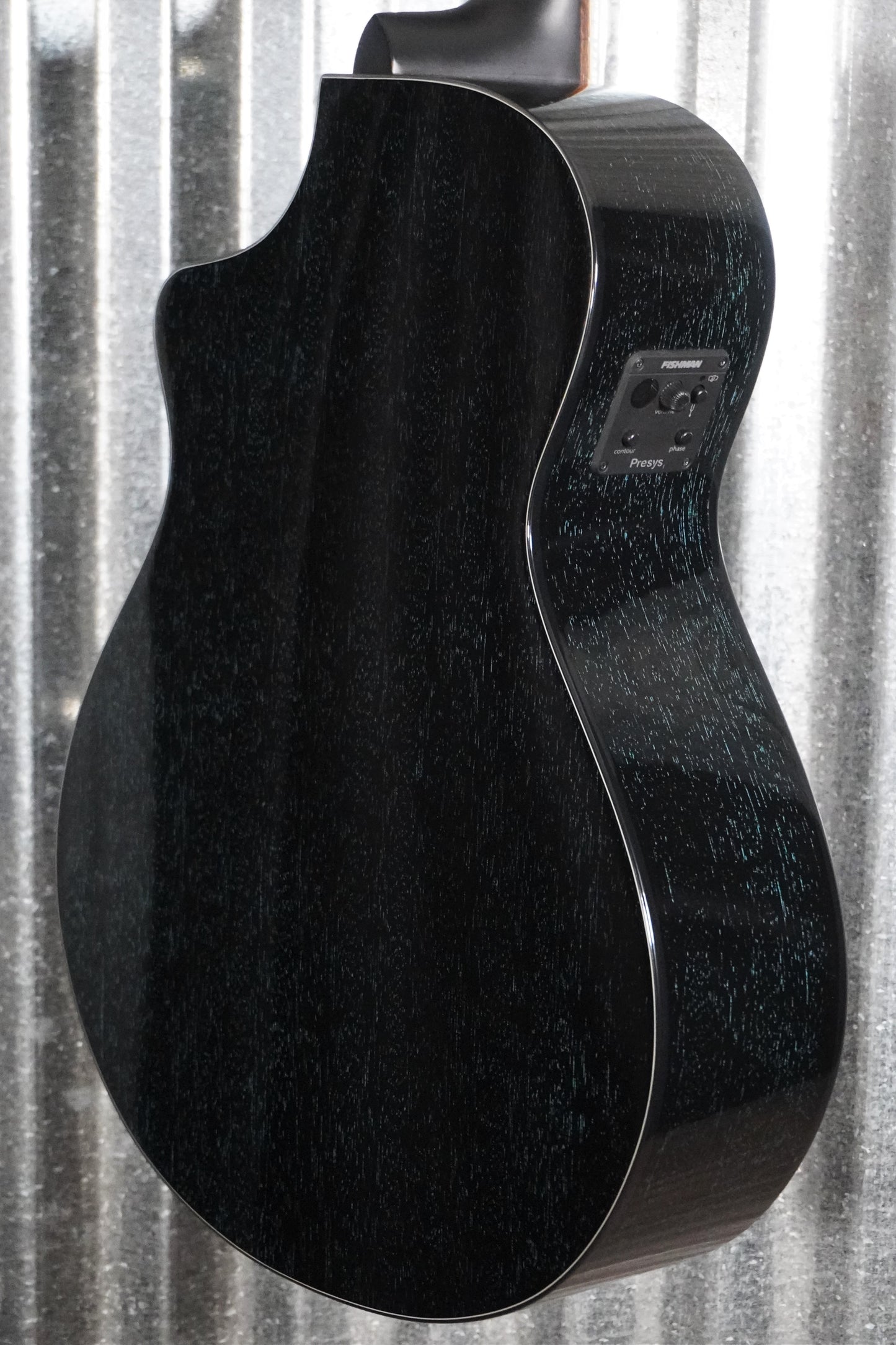Breedlove Rainforest S Concert Midnight Blue CE Mahogany Acoustic Electric Guitar #2173