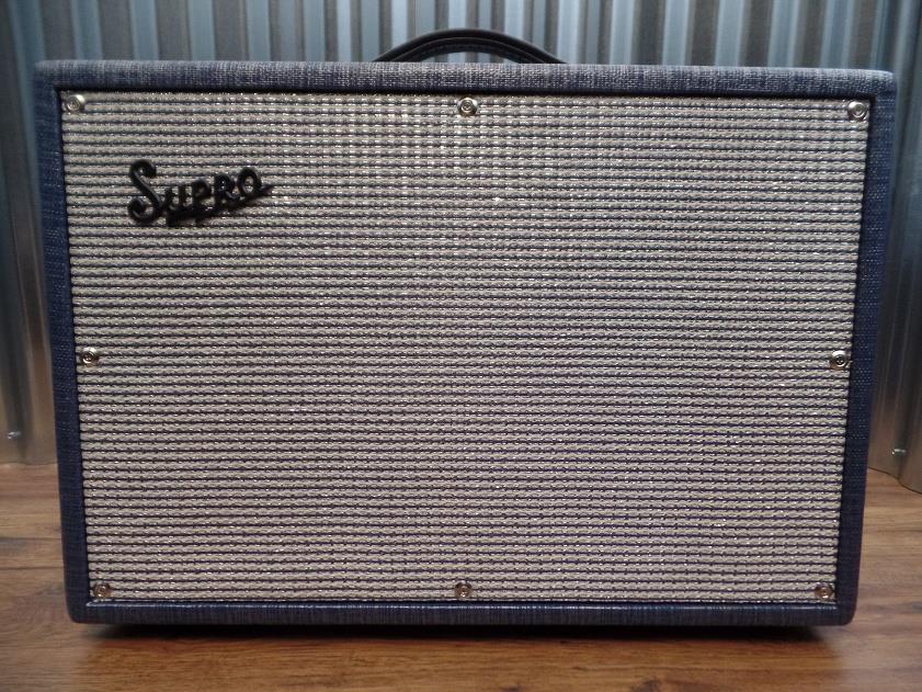 Supro USA 1650RT Royal Reverb 35/45/60 Watt All Tube 2x10 Combo Amplifier #0073