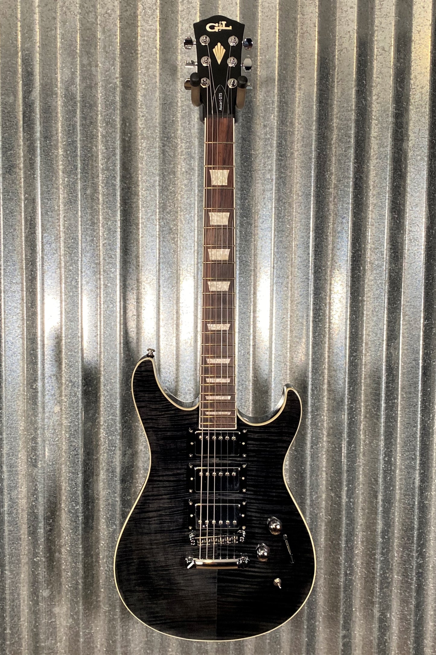 G&L Tribute Ascari GTS HB3 Transparent Black Guitar #1079 Used
