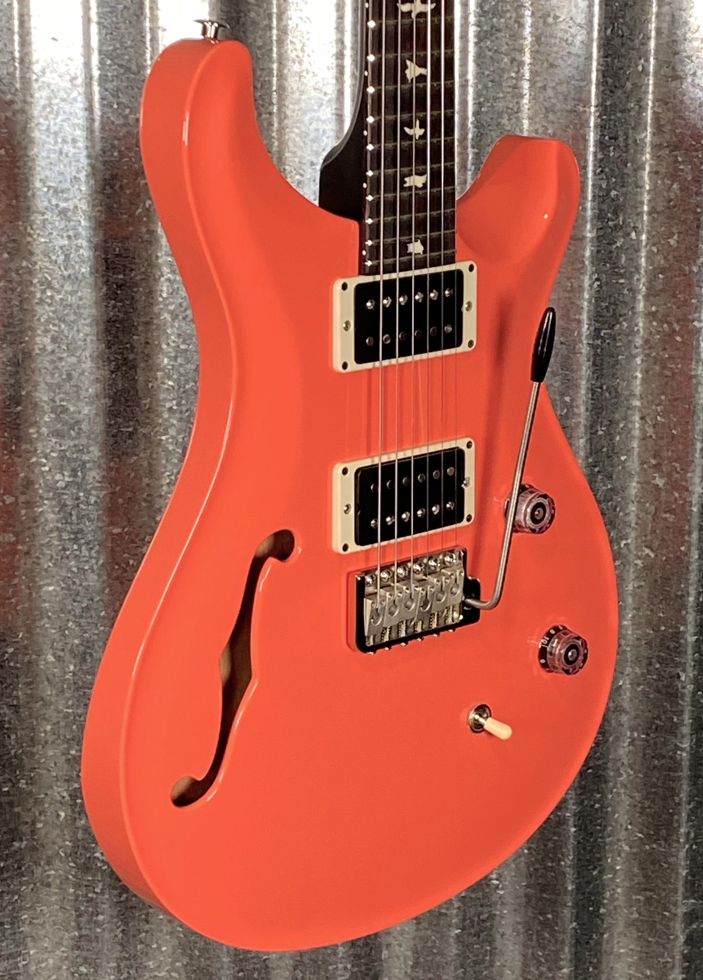 PRS Paul Reed Smith USA CE24 Semi Hollow Pearl Melon Guitar & Bag #5236