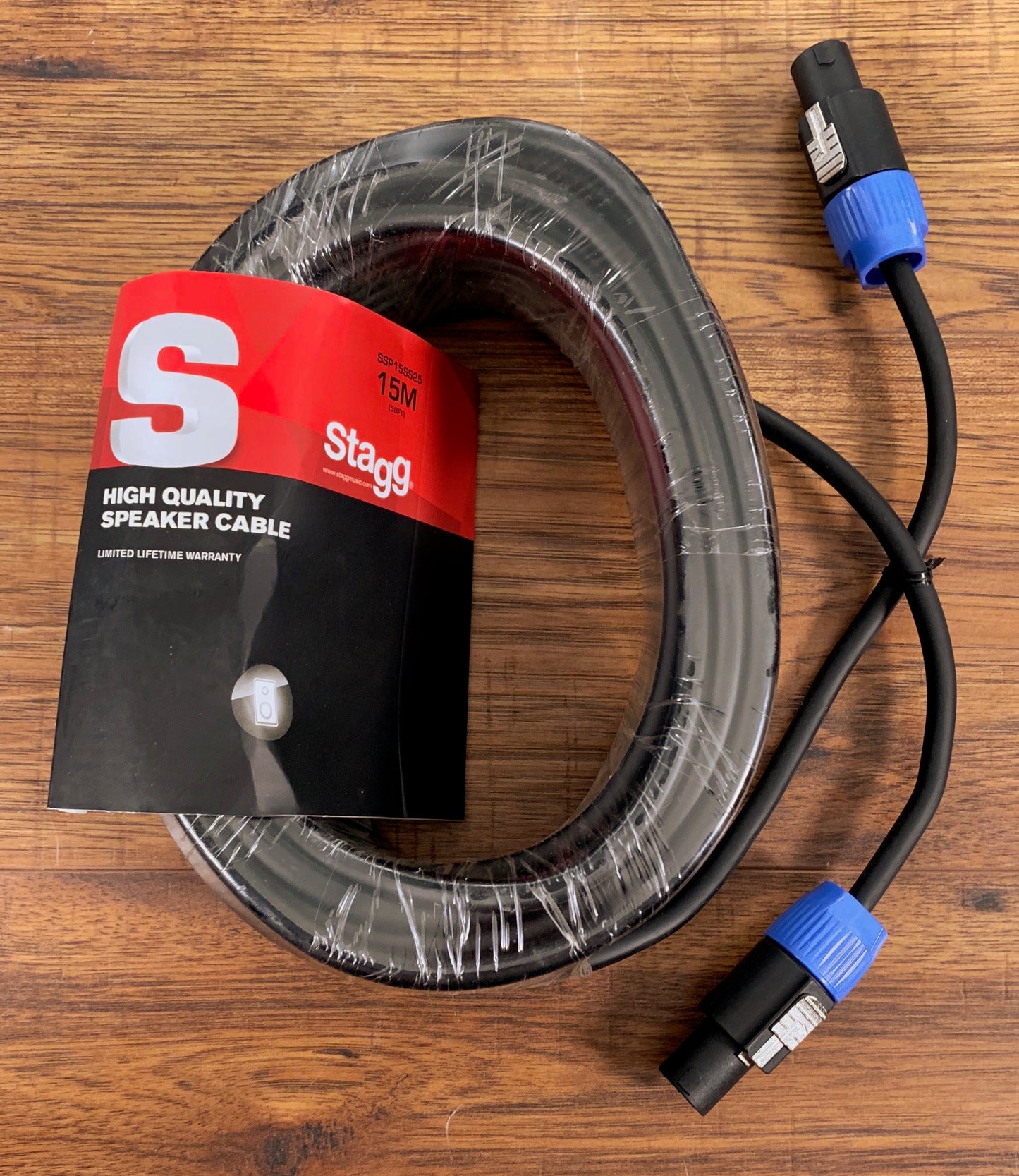 Stagg SSP15SS25 15M 50 ft 14GA Speakon-Speakon Cable