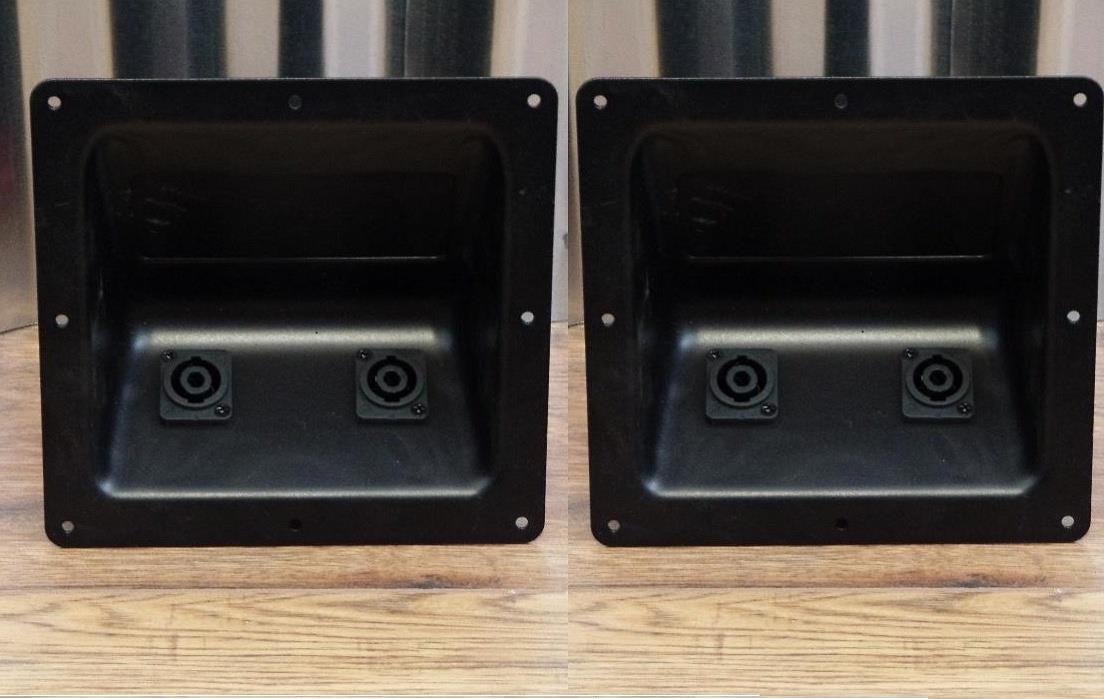 Wharfedale Pro Dual Speakon Wired Speaker Input Jack Plate Set of 2 Part #993