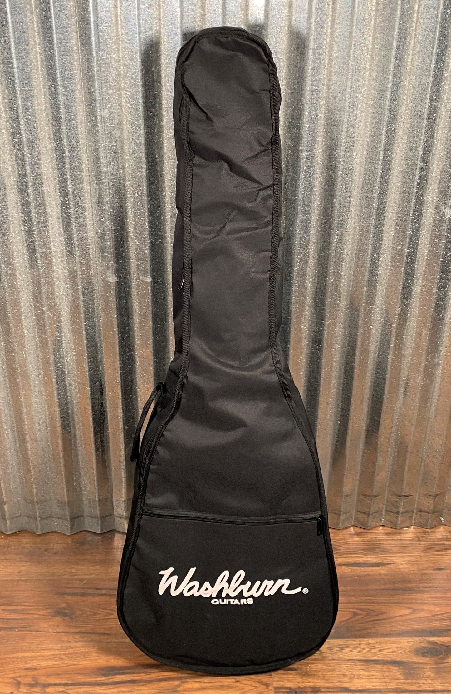 Washburn AB-5K Acoustic Electric Bass Natural & Bag AB5K-A-U #3858
