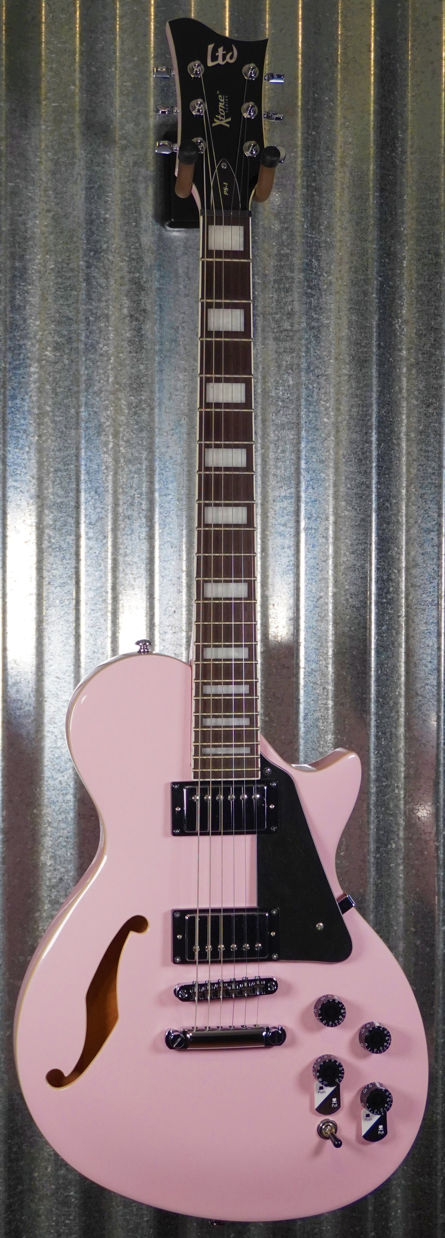 ESP LTD PS-1 Pearl Pink Semi Hollow Guitar XPS1PP #0368
