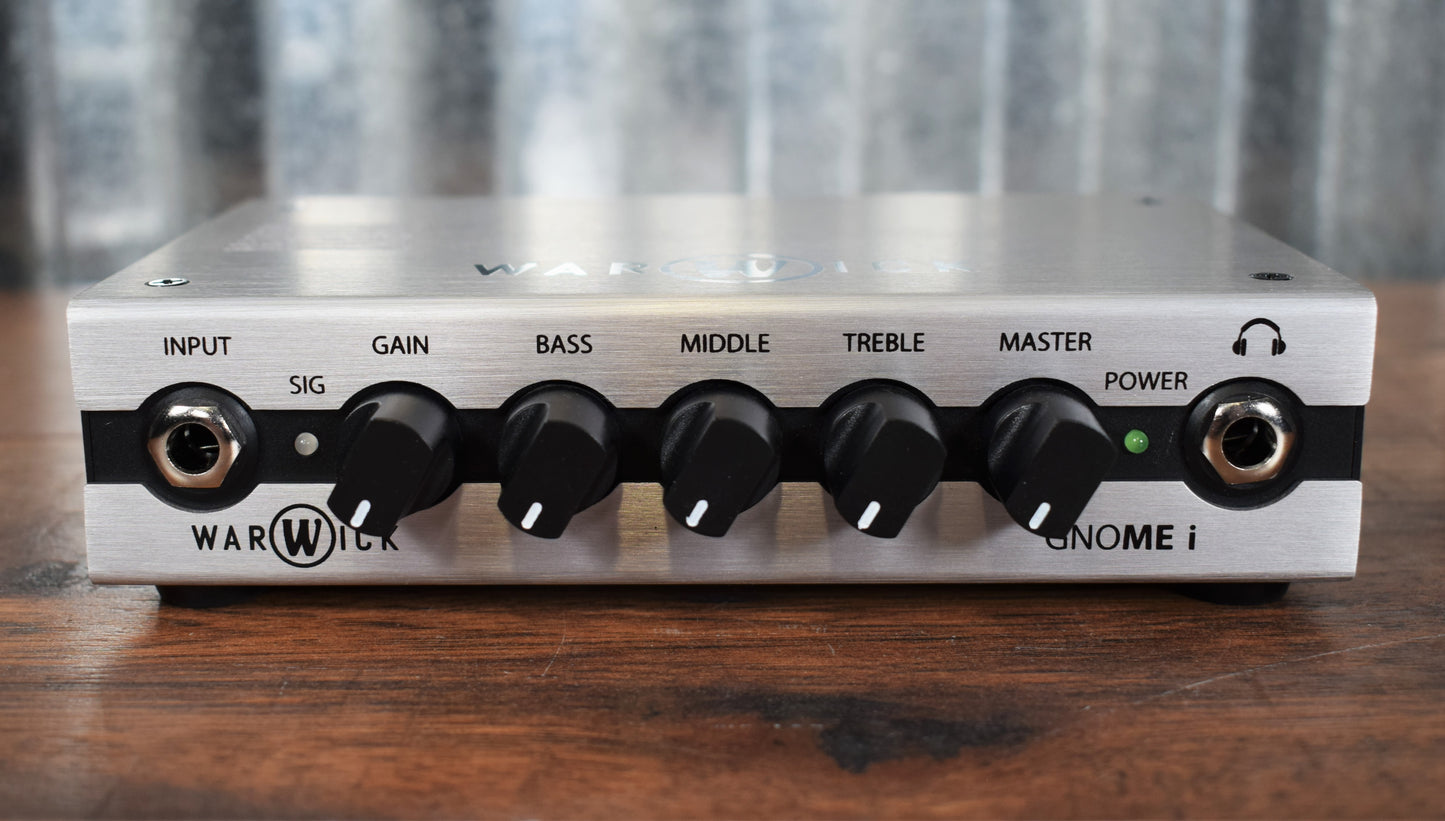 Warwick Gnome i 200 Watt Pocket Bass Amplifier Head & USB Interface Demo
