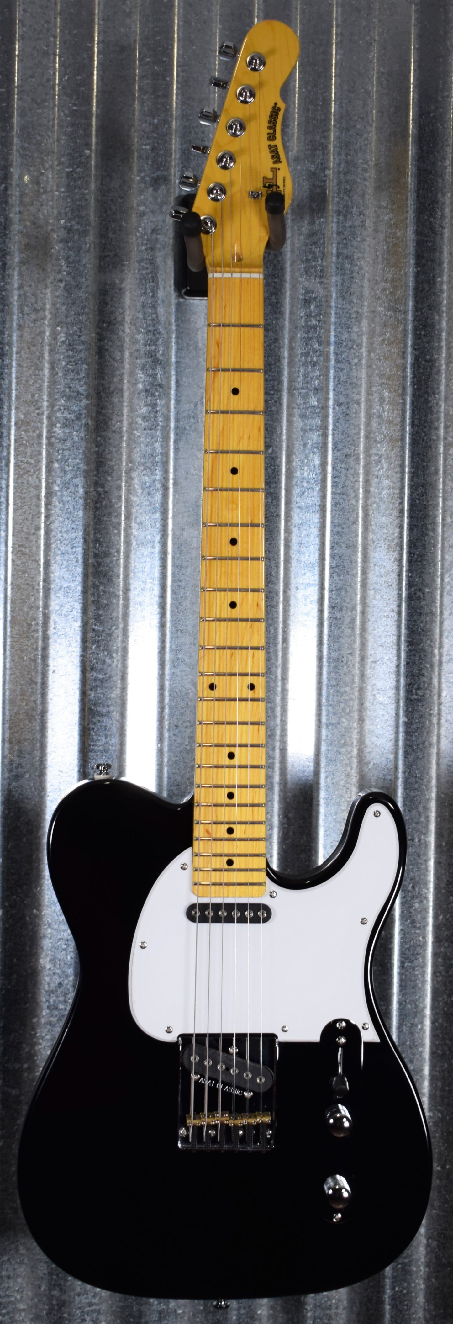 G&L Tribute ASAT Classic Gloss Black Guitar #2707 Demo