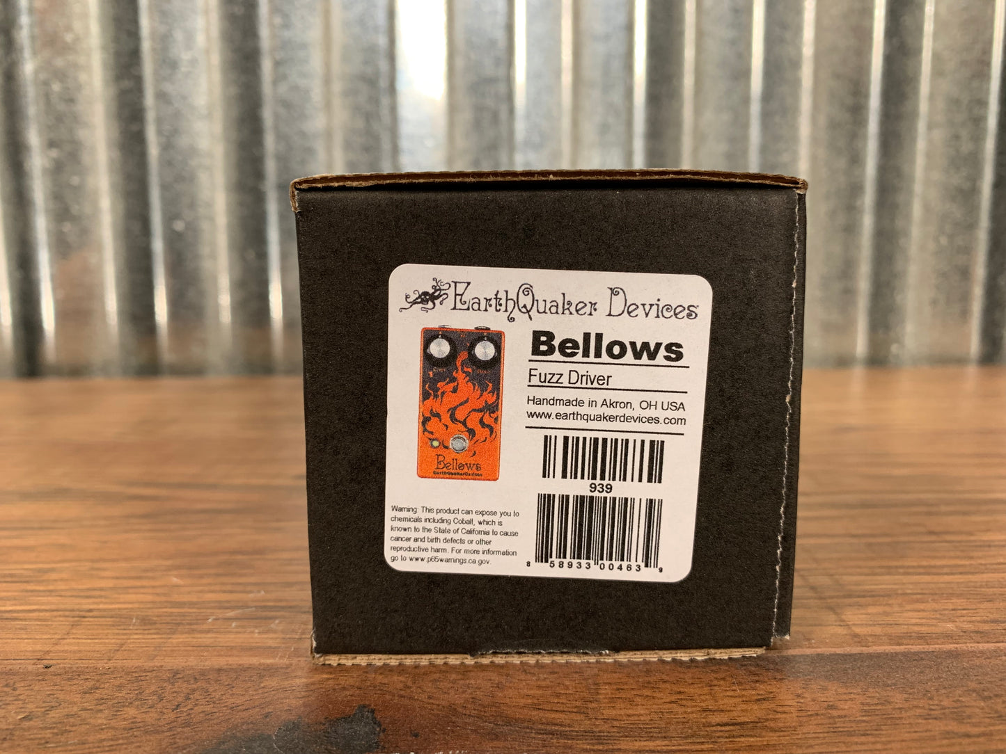 Earthquaker Devices EQD Bellows Fuzz Driver Guitar Effect Pedal