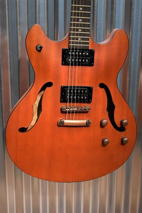 Washburn HB32DMK Distressed Matte Mahogony Semi Hollow Guitar #006