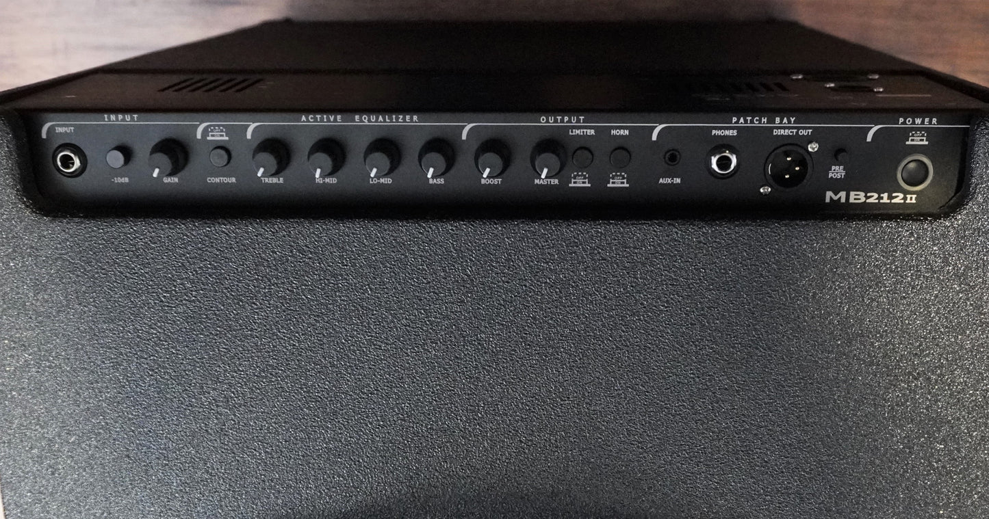 Gallien-Krueger GK MB 212-II 2x12" 500 Watt Ultra Light Bass Combo Amplifier