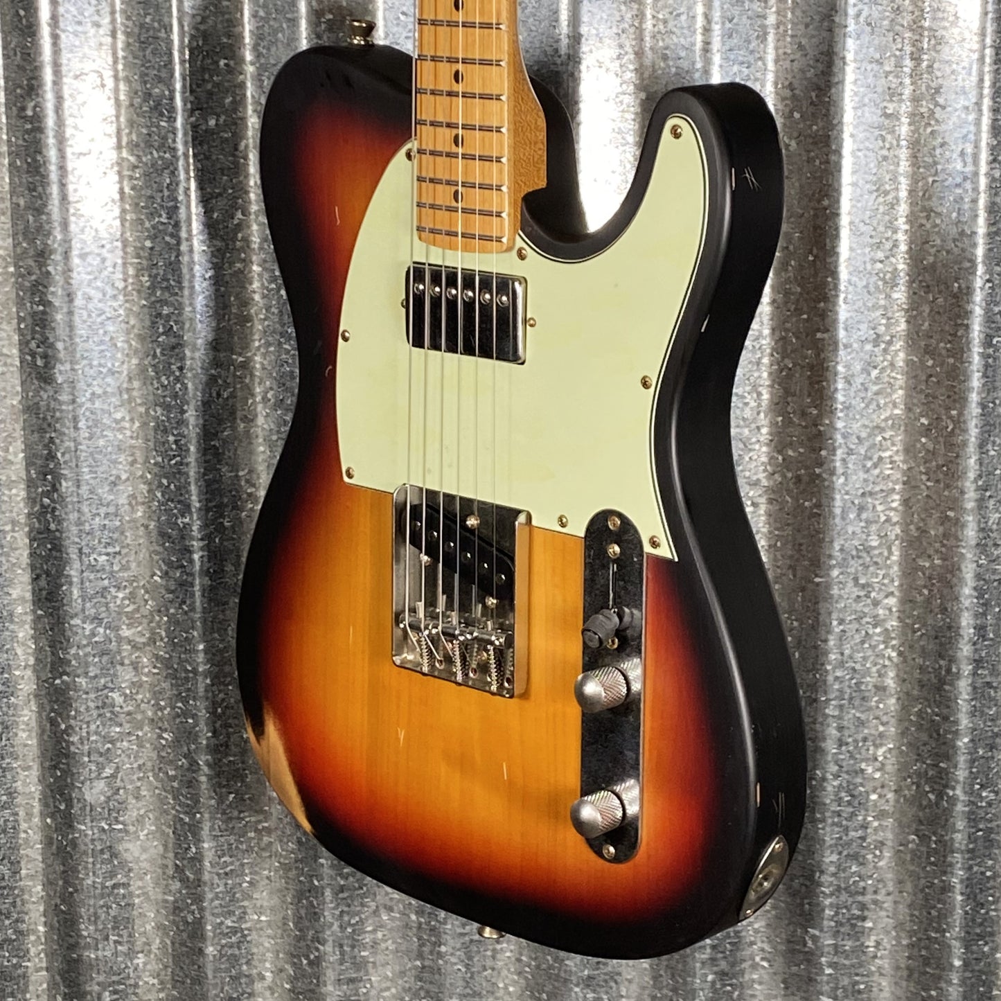 Jet JT350 RELIC SB Tele Style Guitar Sunburst Distressed #0006