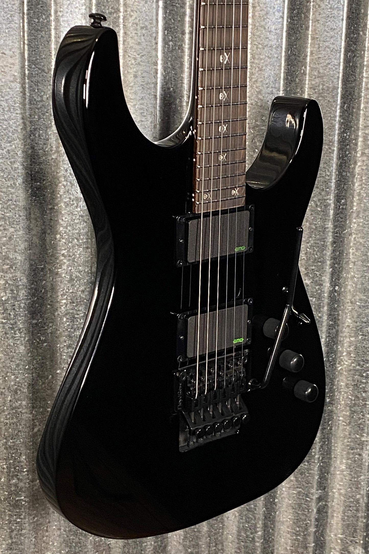 ESP LTD KH-602 Kirk Hammett Black Guitar & Case LKH602 #1599 Used