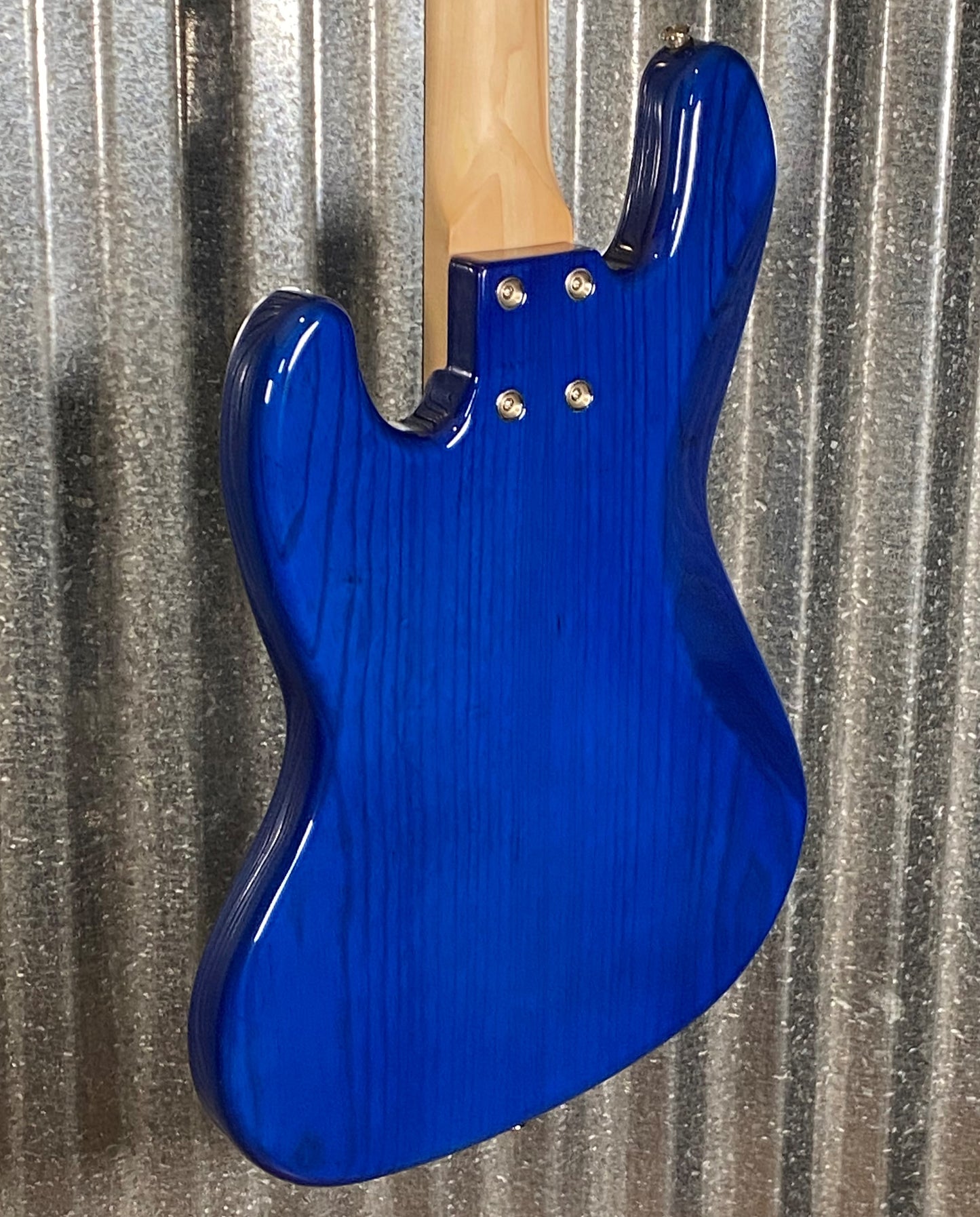 G&L USA JB-5 Clear Blue 5 String Jazz Bass Rosewood Satin Neck & Case JB5 #3175