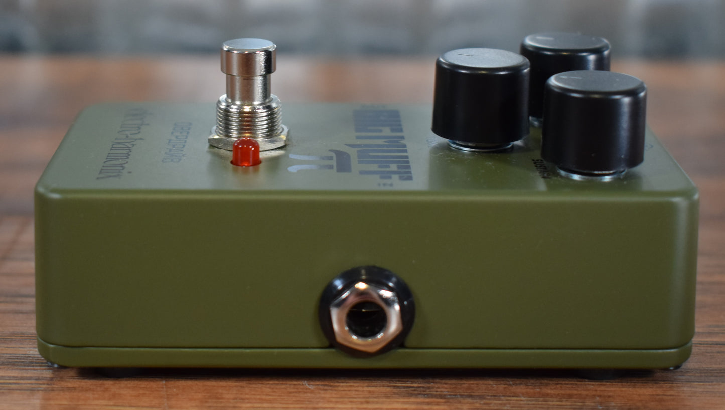 Electro-Harmonix EHX Green Russian Big Muff Distortion Sustainer Guitar & Bass Effect Pedal Used