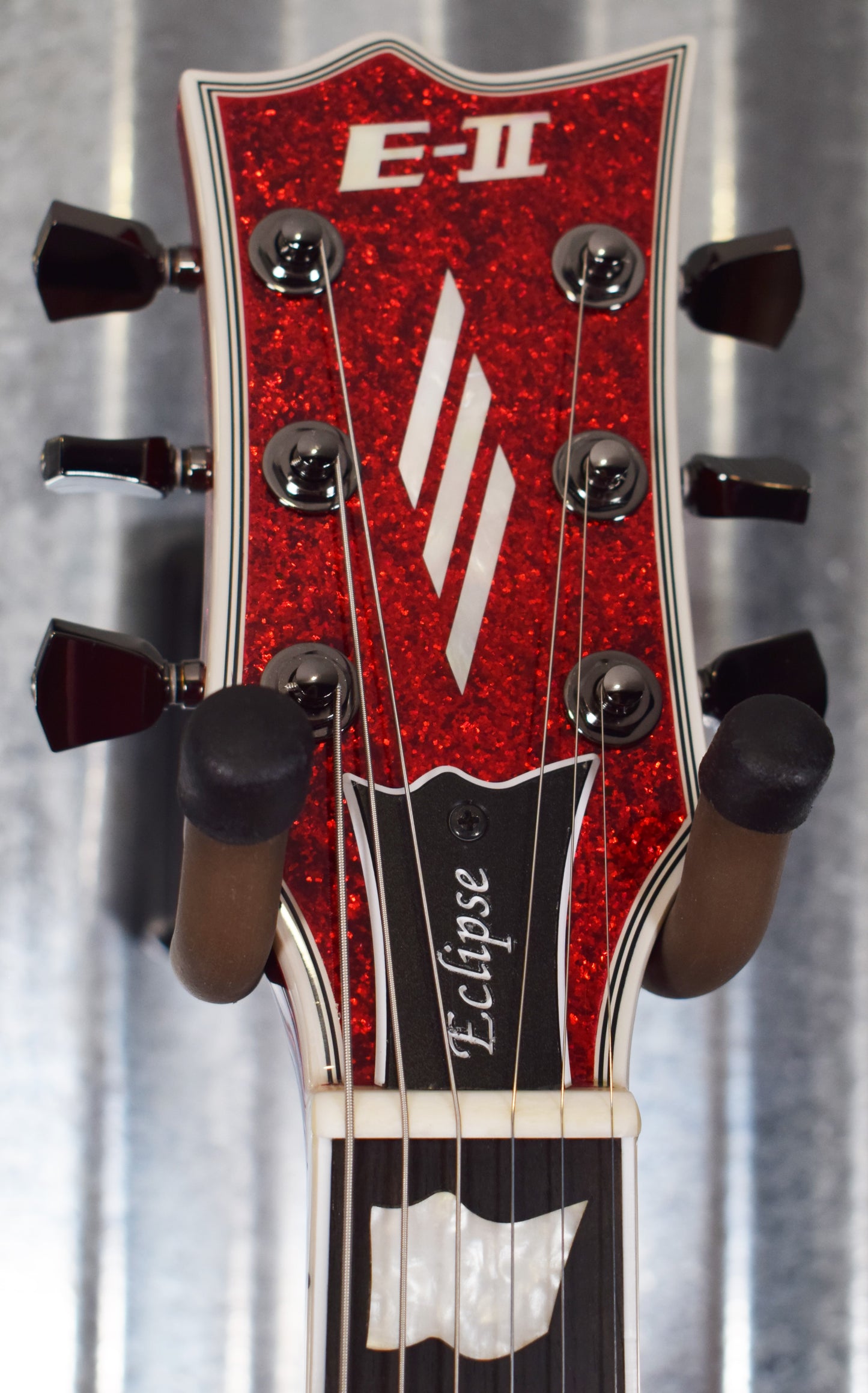 ESP E-II Eclipse DB Red Sparkle EMG Guitar & Case EIIECDBRSP Japan #ES7410203