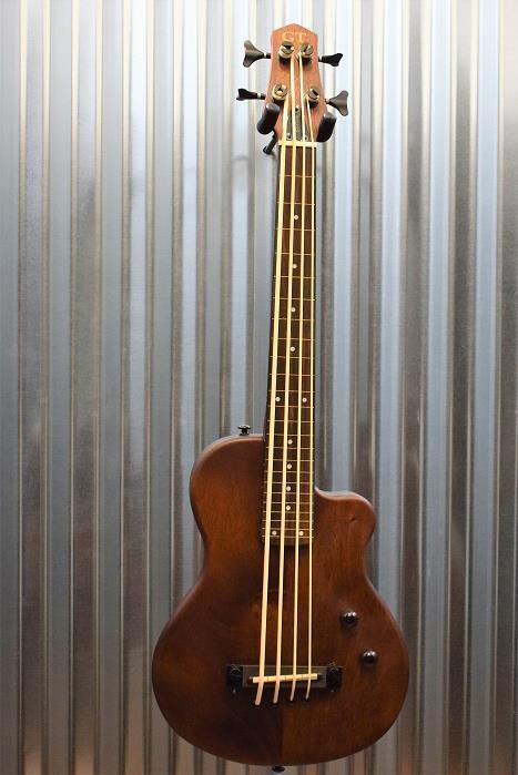 Gold Tone Microbass ME-BASSFL Fretless Solid Mahogany 23" Scale Bass & Bag