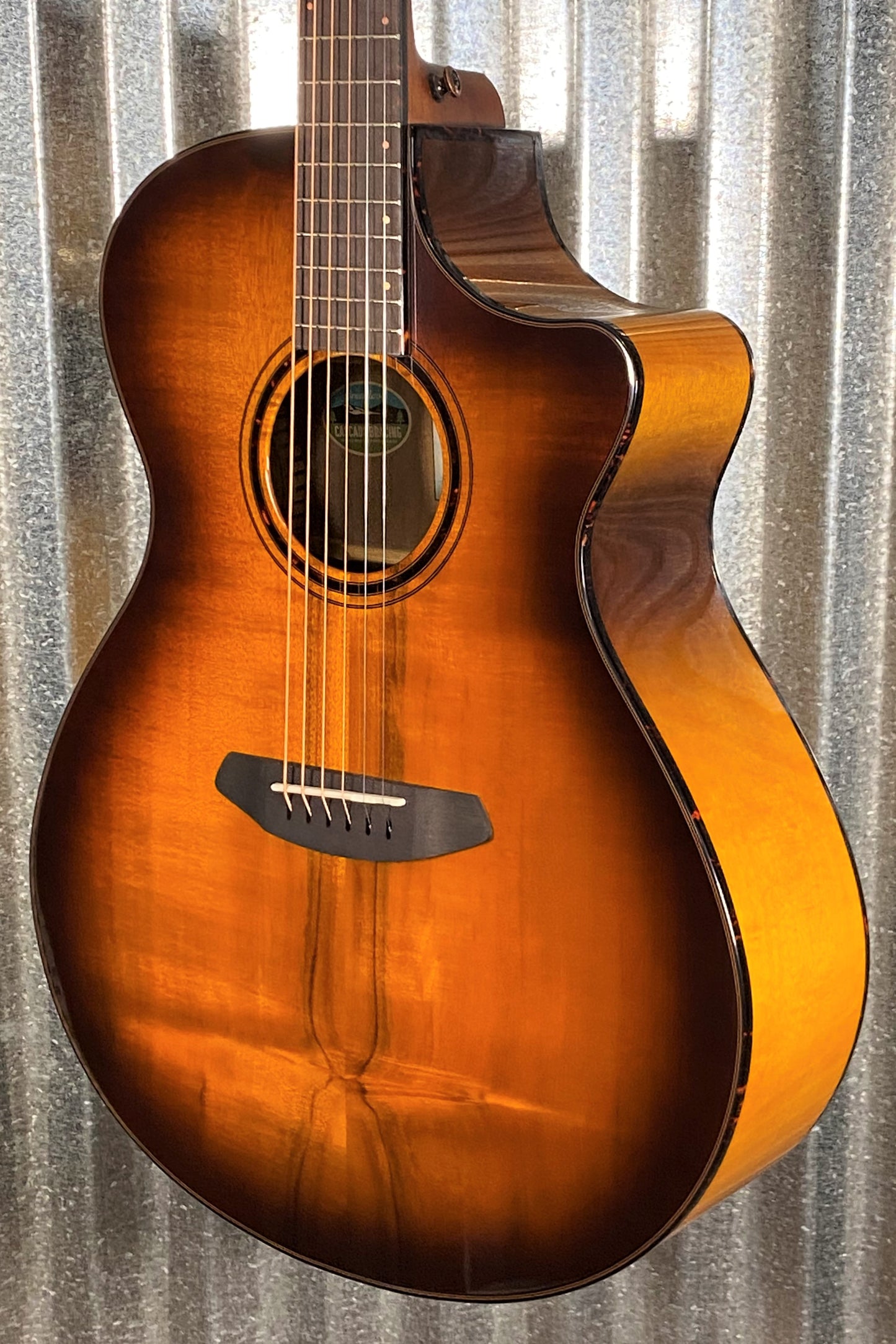 Breedlove Pursuit Exotic S Concerto Tiger's Eye CE Myrtlewood Acoustic Electric Guitar PSCO42CEMYMY #7108