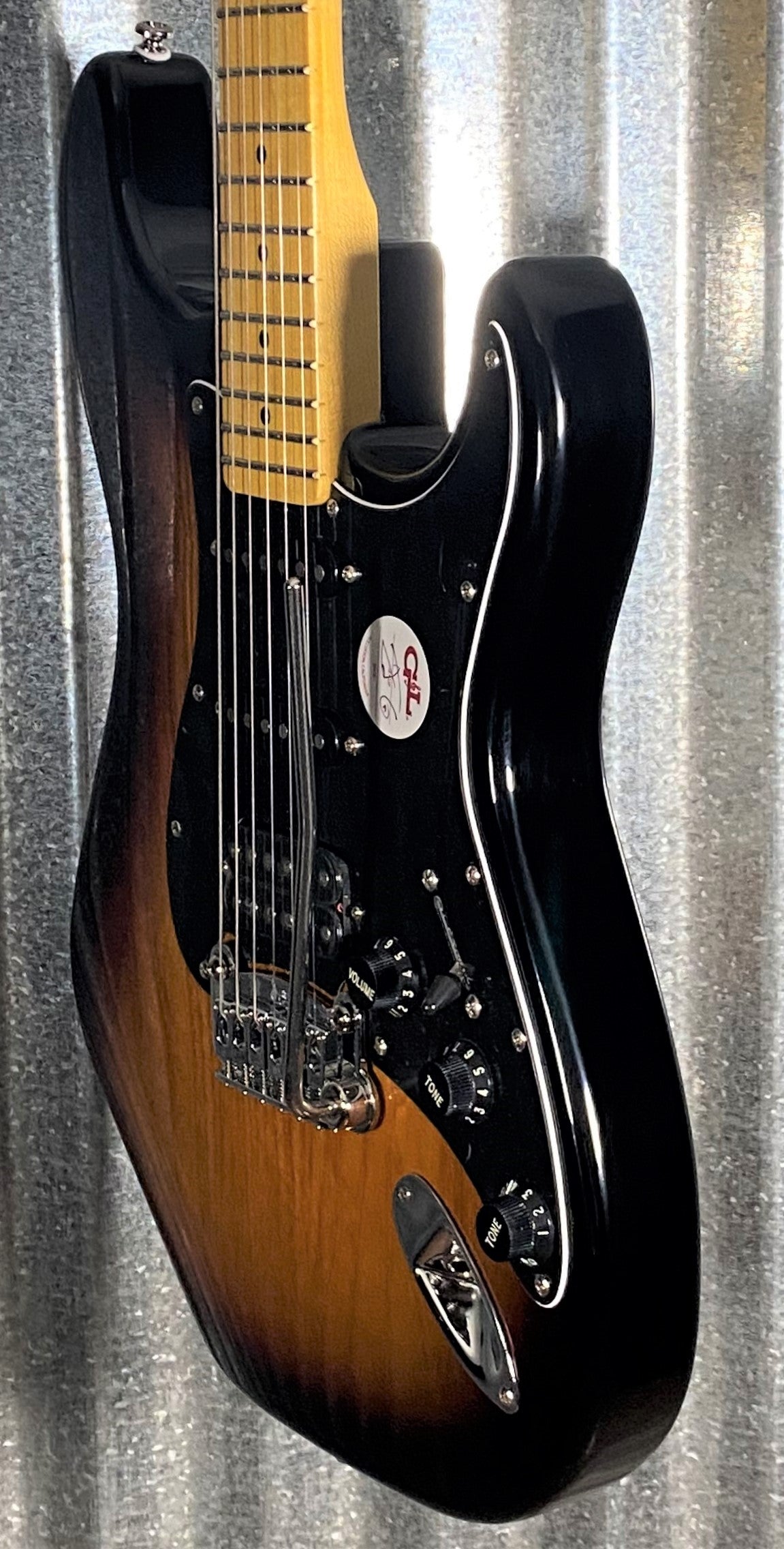 G&L Tribute Legacy HSS 3-Tone Sunburst Guitar #6259