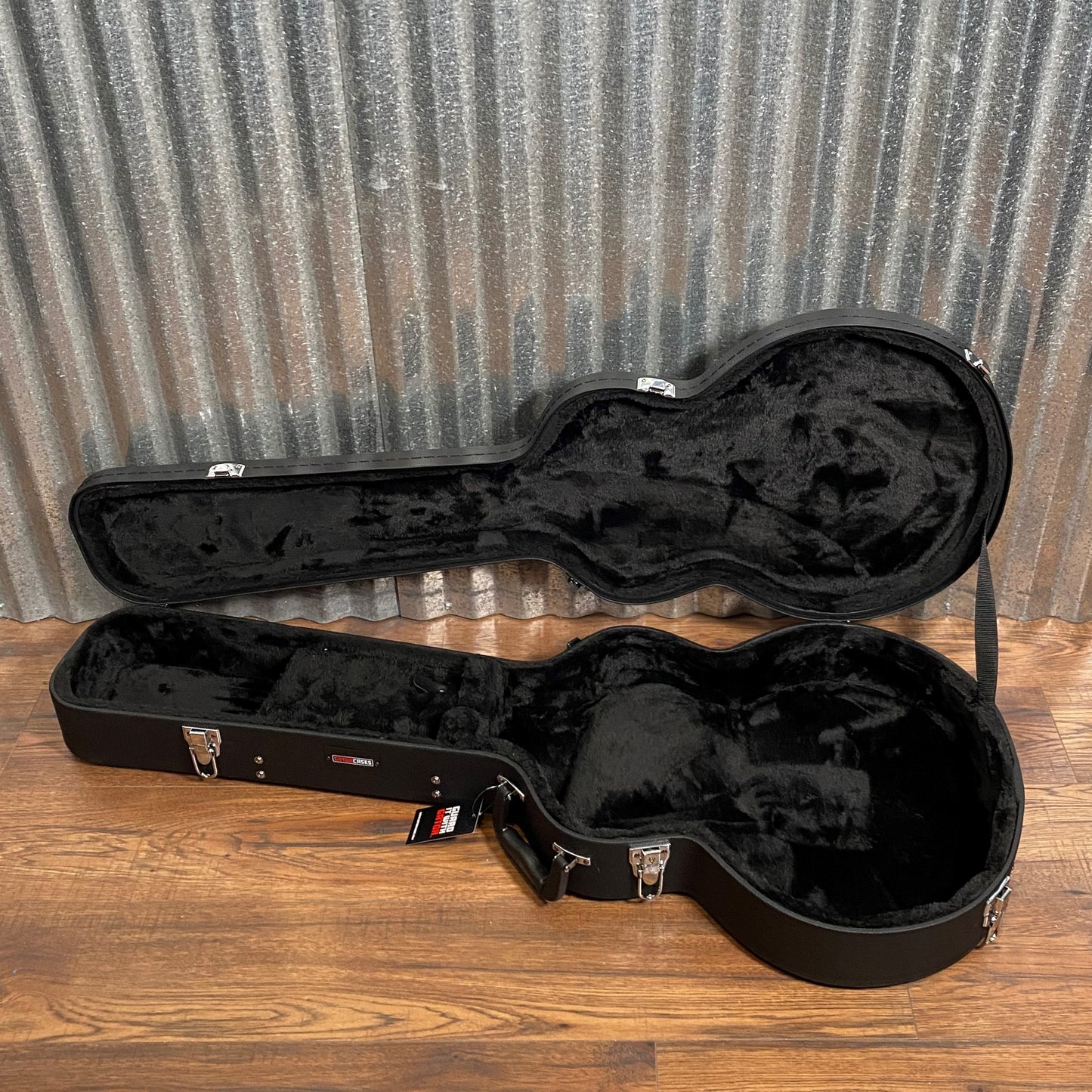 Gator GWE-335 Semi Hollow Body Electric Guitar Wood Hardshell Case