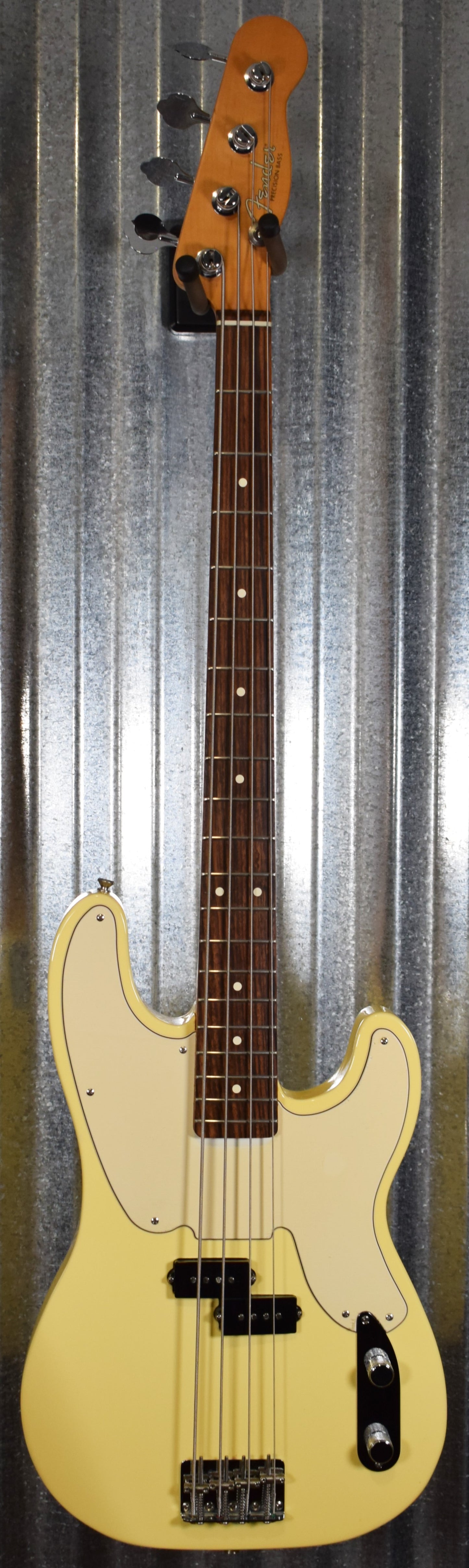 Fender 2003 MIM Standard Telecaster Precision 4 String Bass Vintage White & Bag #9673 Used