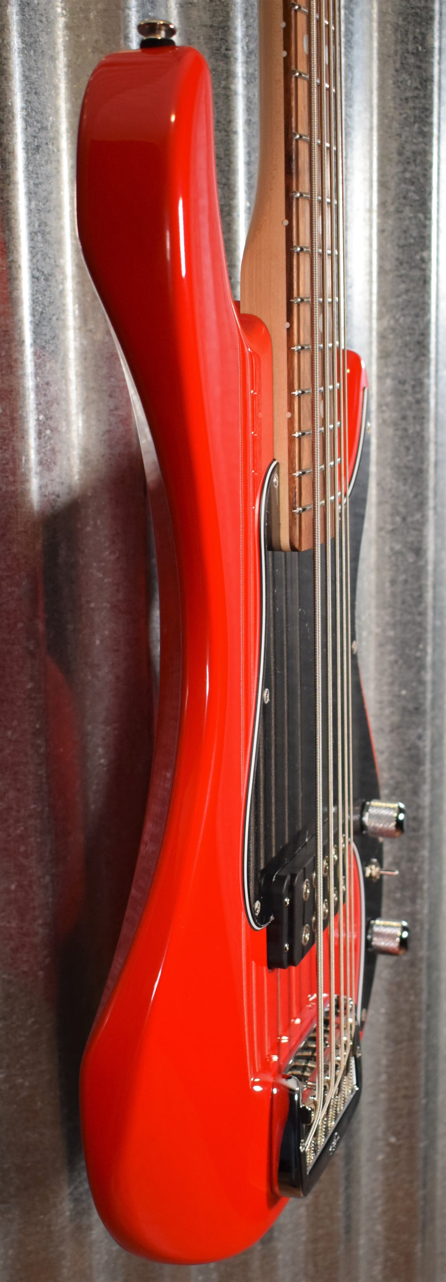 G&L USA Kiloton 5 String Bass Rally Red & Case #4168