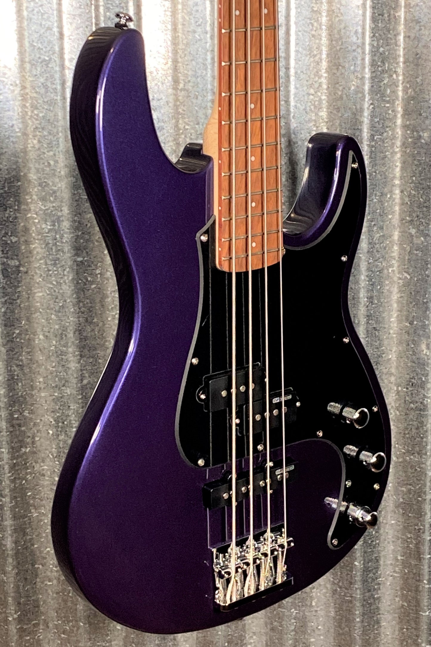 ESP LTD AP-204 4 String Bass PJ Dark Metallic Purple & Bag LAP204DMP #0843 Used