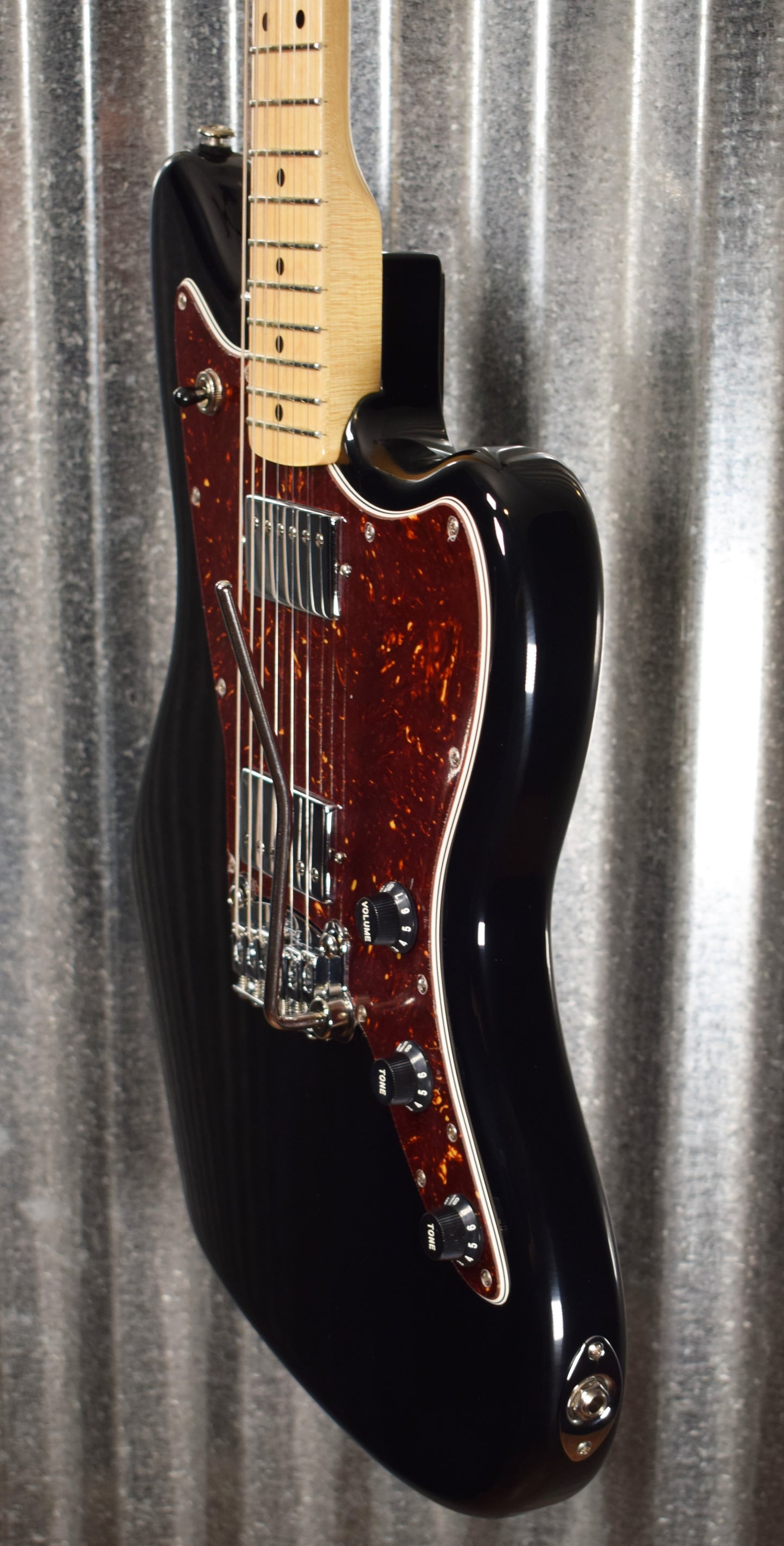 G&L USA Fullerton Deluxe Doheny HH Jet Black Guitar & Case #6170