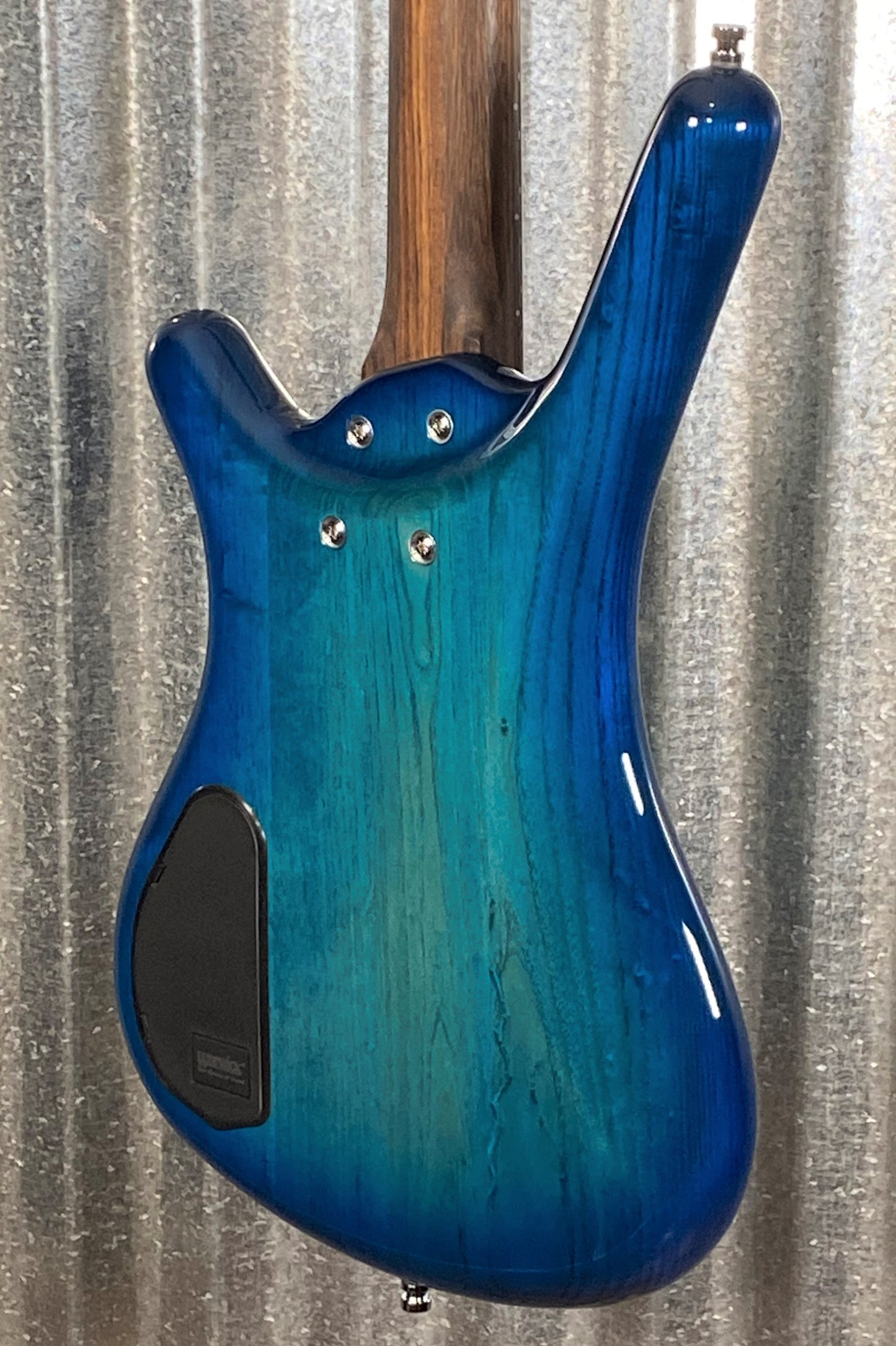Warwick German Pro Series Corvette $$ 4 String Bass LTD Edition Lagoon Blueburst & Bag #1422