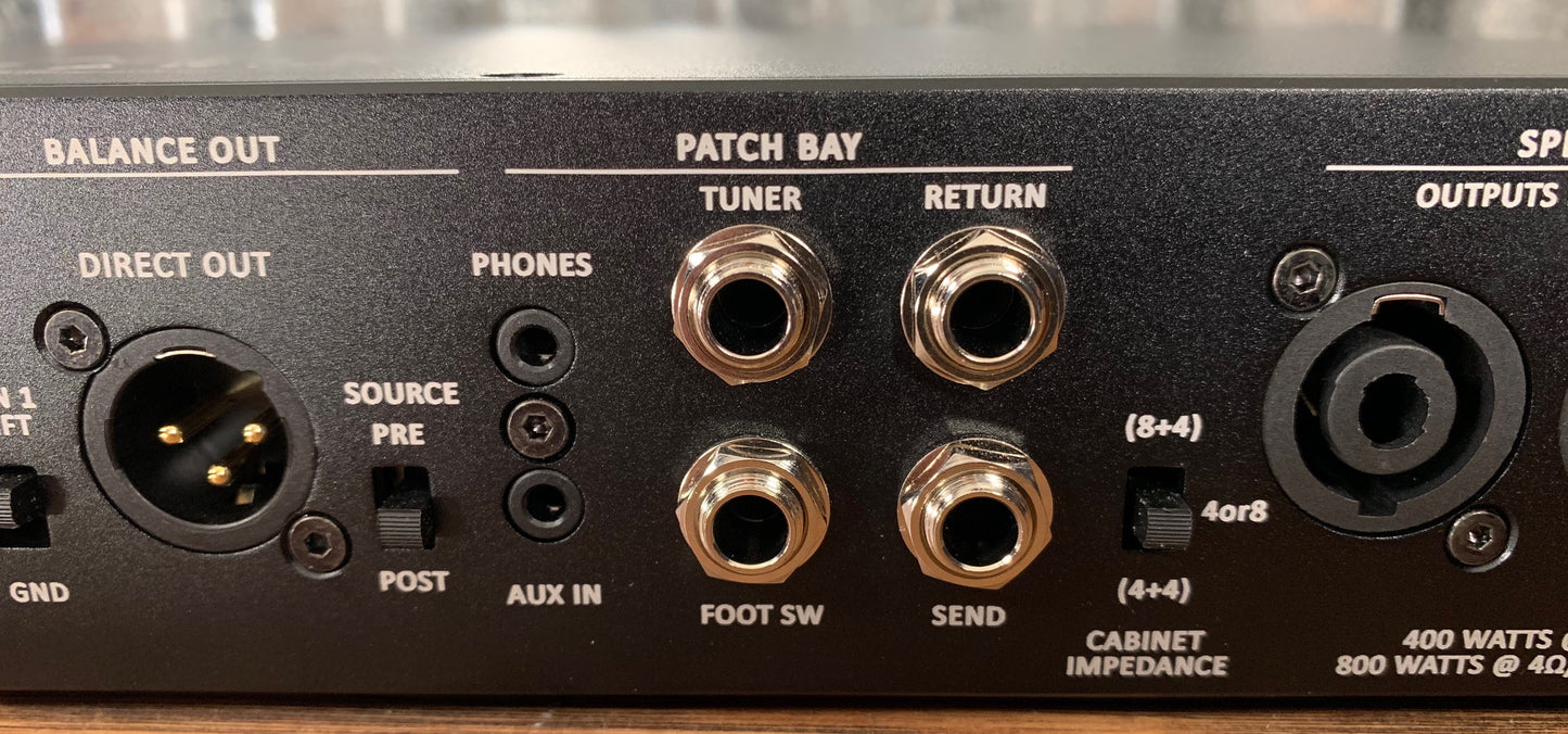 Gallien-Krueger GK Legacy 800 Watt Ultralight Bass Amplifier Head with Overdrive