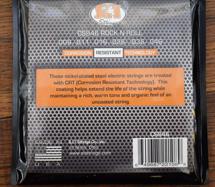 SIT Strings CRT Coated Nickel Rock N Roll Hybrid 6 String Electric Guitar Set CS946 3 Pack