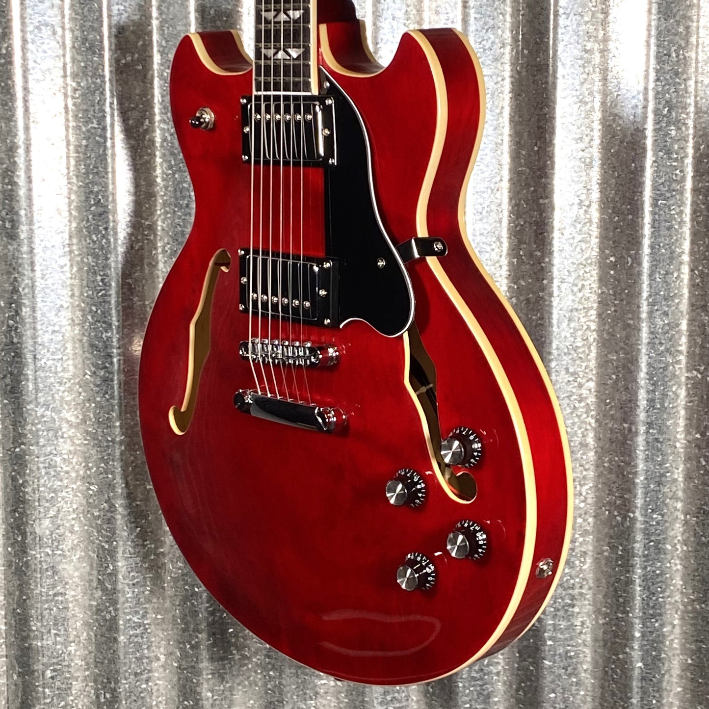 Westcreek 333 Semi Hollow Body Guitar 335 Transparent Red #0062 Used