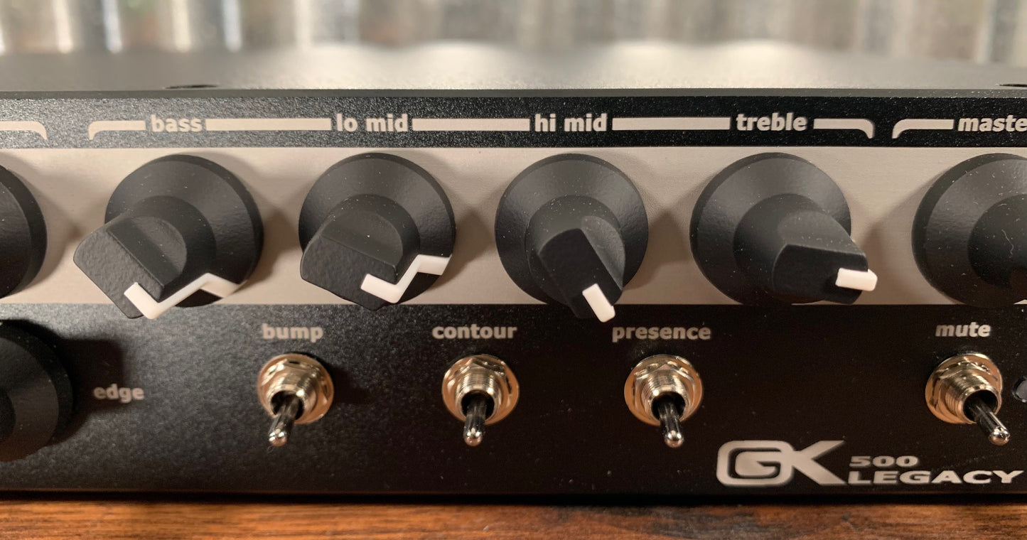 Gallien-Krueger GK Legacy 500 Watt Ultralight Bass Amplifier Head with Overdrive