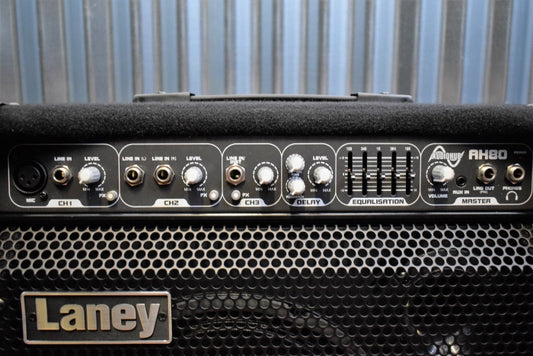 Laney AH80 Audiohub 80 Watt 3 Channel 1x10" Keyboard PA System Guitar Combo Amplifier Demo